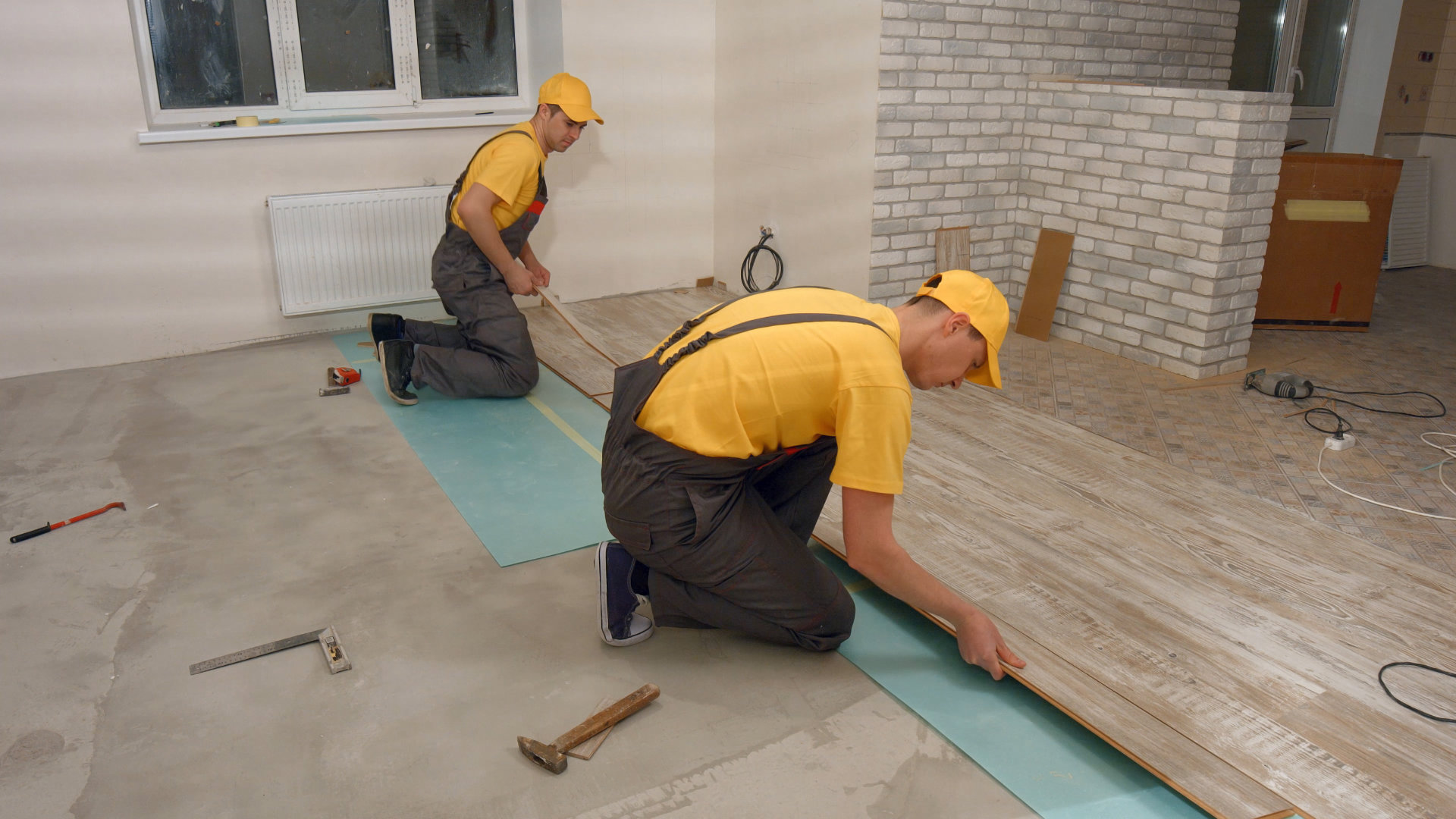 New flooring installation in a home in Bucks County, PA — Reliable Renovations & Remodeling